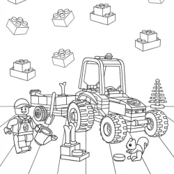Lego para imprimir e colorir