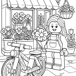 Lego para imprimir e colorir