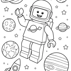 Lego para imprimir e colorir