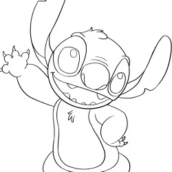 Lilo e Stitch para imprimir e colorir