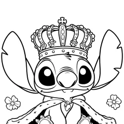 Lilo e Stitch para imprimir e colorir