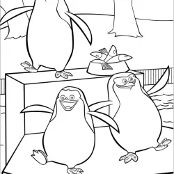 Madagascar para imprimir e colorir