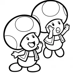 Mario Bros para imprimir e colorir