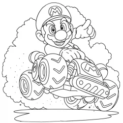 Mario Bros para imprimir e colorir