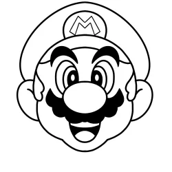 Mario Bros para imprimir e colorir