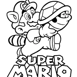Mario Bros para imprimir e colorir
