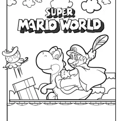 Mario Bros para imprimir e colorir