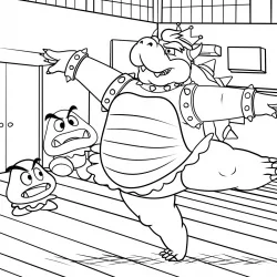 Mario Bros para imprimir e colorir
