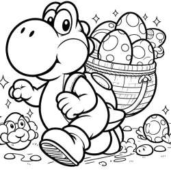 Mario Bros para imprimir e colorir