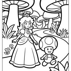 Mario Bros para imprimir e colorir