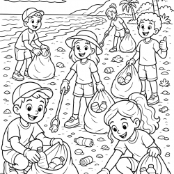 Meio Ambiente para imprimir e colorir