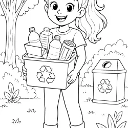 Meio Ambiente para imprimir e colorir