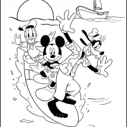 Mickey para imprimir e colorir