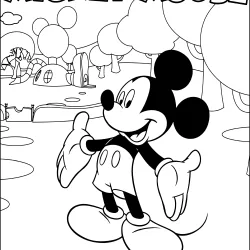 Mickey para imprimir e colorir