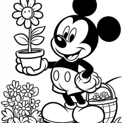 Mickey para imprimir e colorir