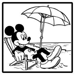 Mickey para imprimir e colorir