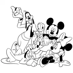 Mickey para imprimir e colorir