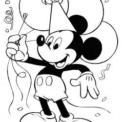 Mickey para imprimir e colorir