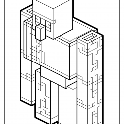 Minecraft para imprimir e colorir