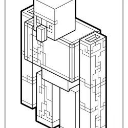Minecraft para imprimir e colorir