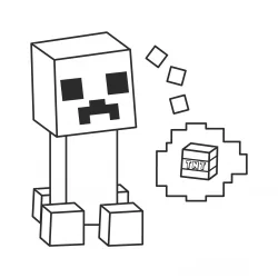 Minecraft para imprimir e colorir