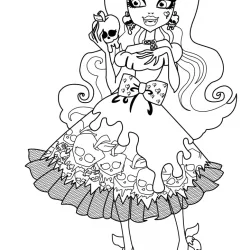 Monster High para imprimir e colorir