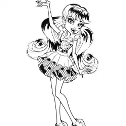 Monster High para imprimir e colorir