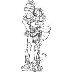 Monster High para imprimir e colorir