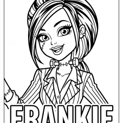 Monster High para imprimir e colorir