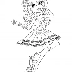 Monster High para imprimir e colorir