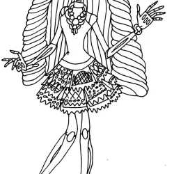 Monster High para imprimir e colorir