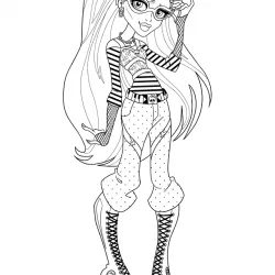 Monster High para imprimir e colorir
