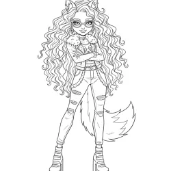 Monster High para imprimir e colorir