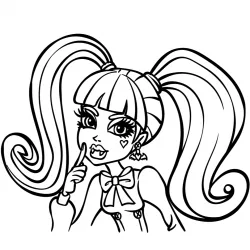 Monster High para imprimir e colorir