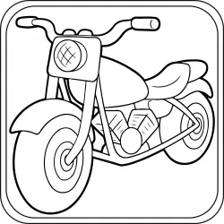 Motos para imprimir e colorir