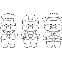 Paper duck para imprimir e colorir
