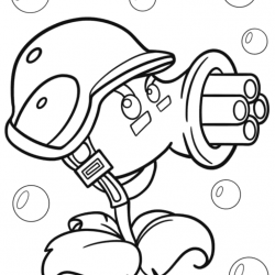 Plants vs. Zombies para imprimir e colorir