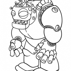 Plants vs. Zombies para imprimir e colorir