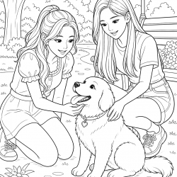 Twice para imprimir e colorir