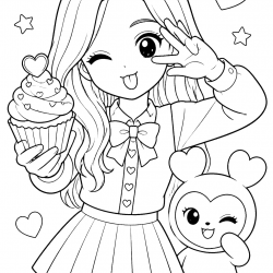 Twice para imprimir e colorir
