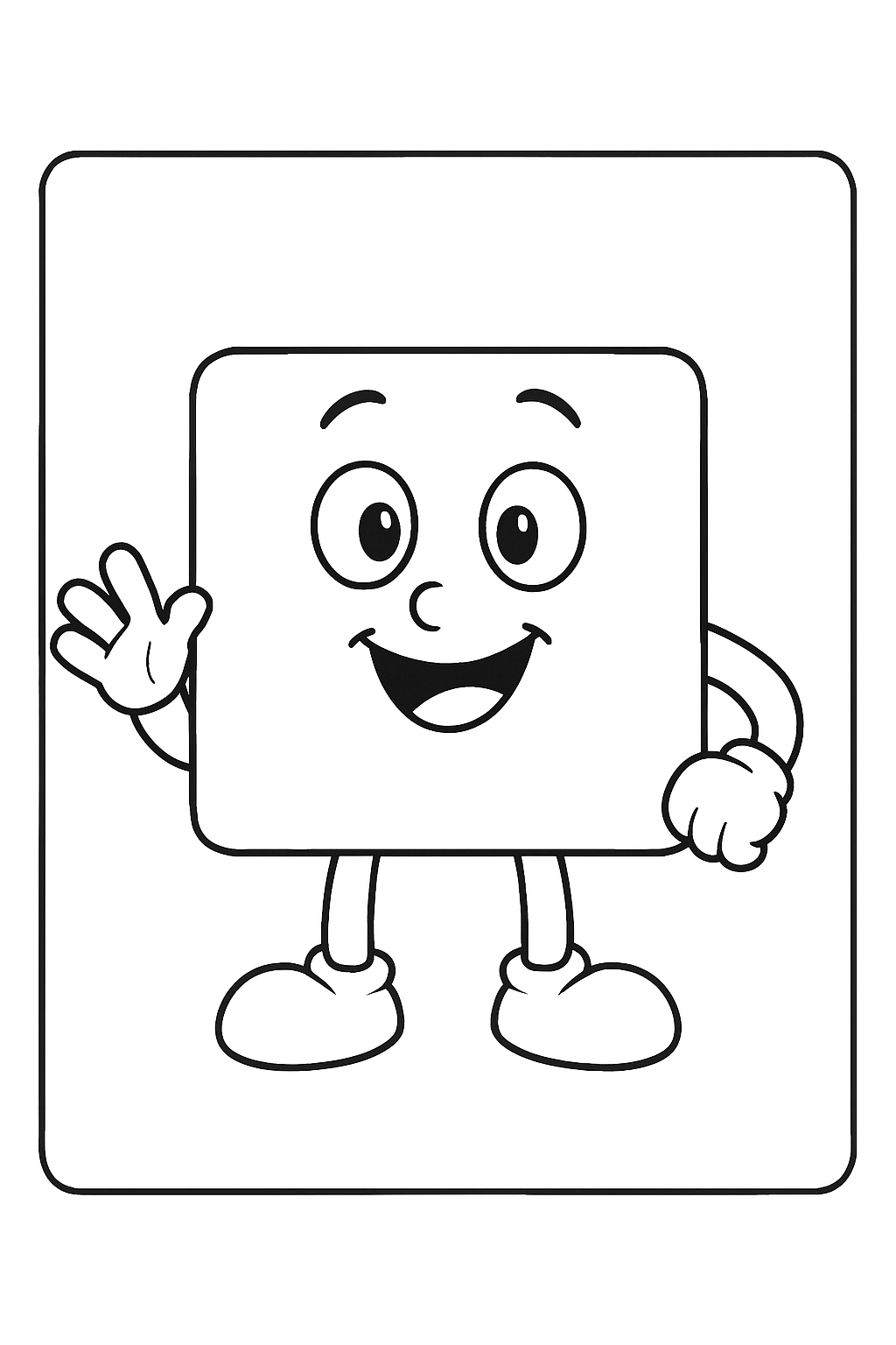 desenhos quadrados para colorir
