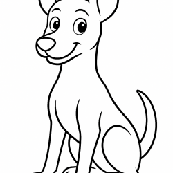 Cachorros para imprimir e colorir