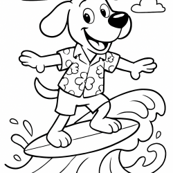 Cachorros para imprimir e colorir