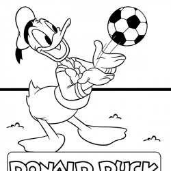 Pato Donald para imprimir e colorir