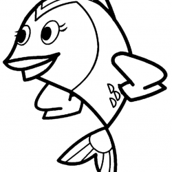 Peixonauta para imprimir e colorir