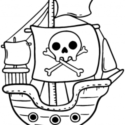 Piratas para imprimir e colorir