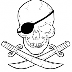 Piratas para imprimir e colorir