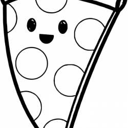 Pizza para imprimir e colorir