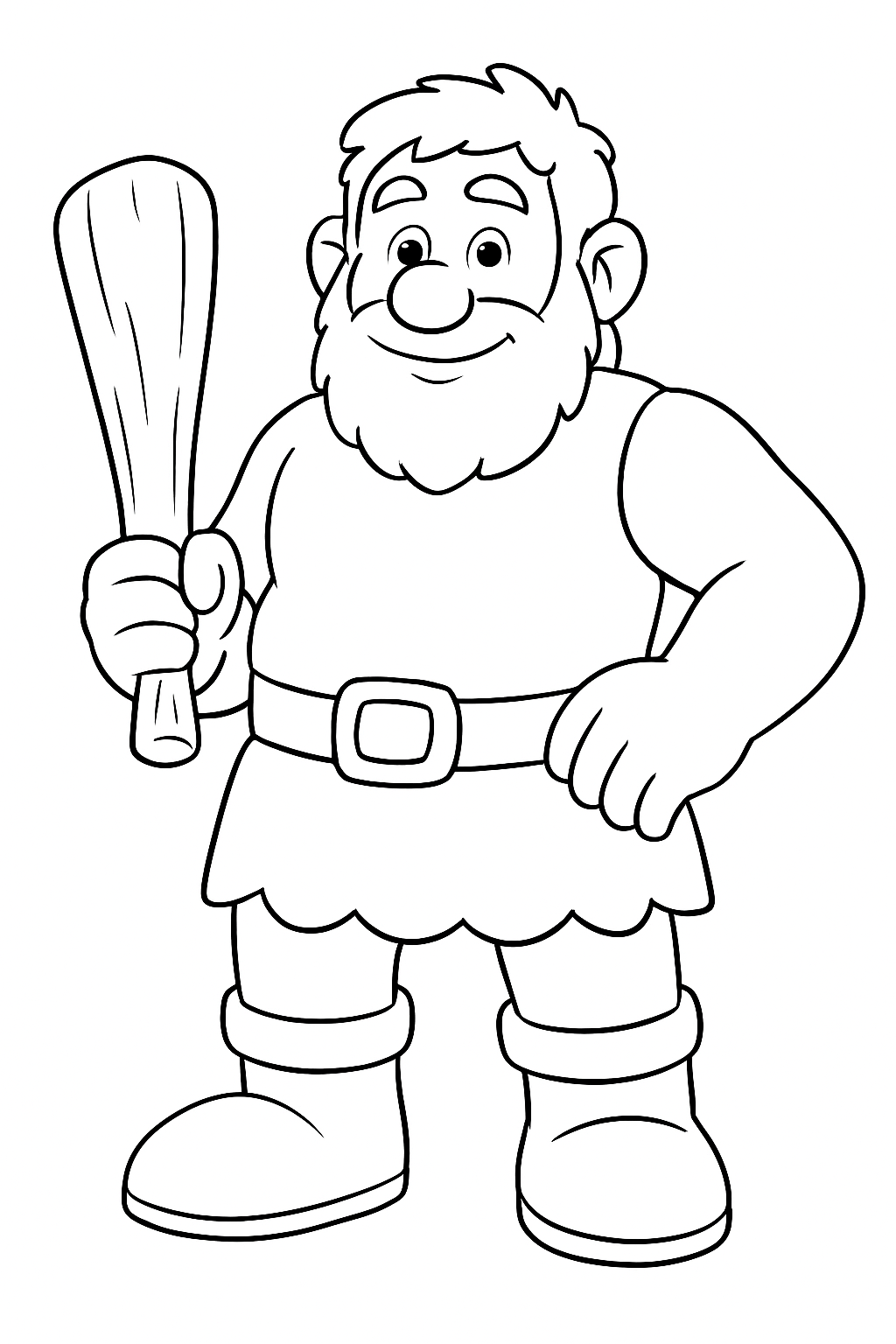 gigantes para colorir