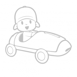 Pocoyo para imprimir e colorir